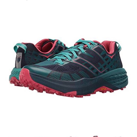Hoka One One Speedgoat 2 Women's Trail Peacoat, Ceramic Size 10.5 - Picture 1 of 11